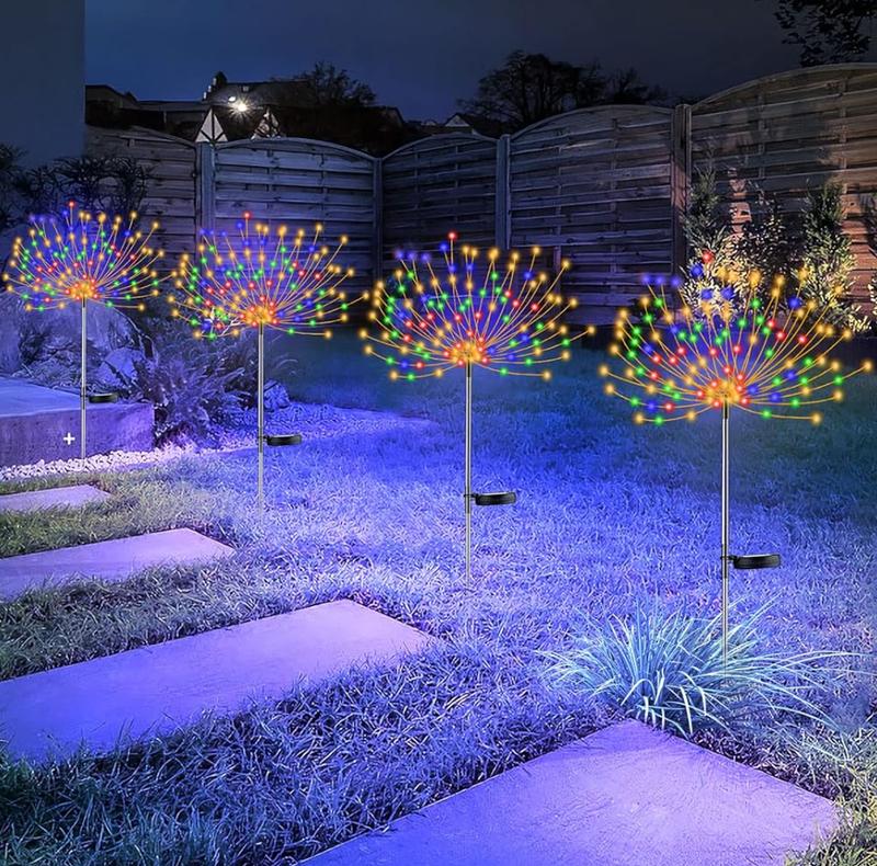 🔥Waterproof Solar Garden Fireworks Lamp