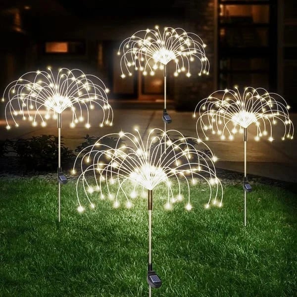 🔥Waterproof Solar Garden Fireworks Lamp