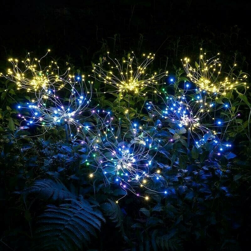 🔥Waterproof Solar Garden Fireworks Lamp