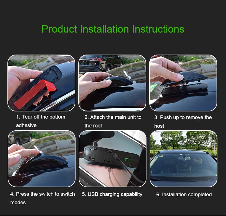 🎉Hot Sale🎉Car Safety Warning Long-range Remote Pilot Laser Light