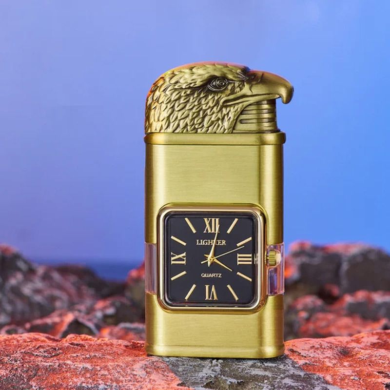 🔥Hot Sale - 50% OFF🔥Windproof Lighter Vintage Watch Bezel Jet Flame Torch