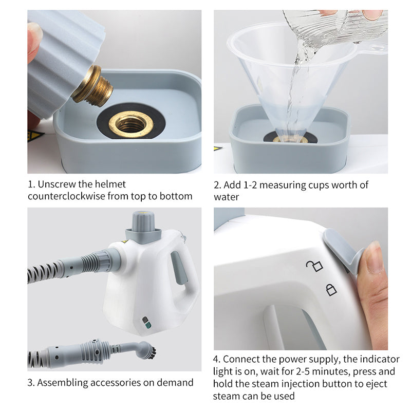 🔥2025 Hot Sale🔥Multipurpose Handheld Steam Cleaner Set