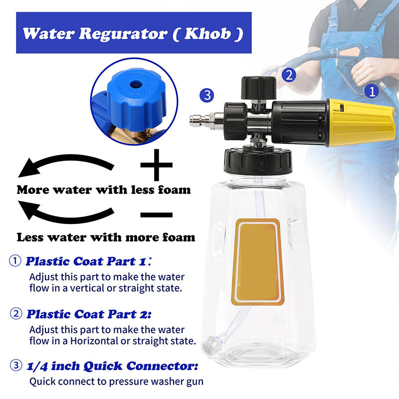 🔥Free Shipping-New Arrival 50% OFF🔥Dual-Head Foam Sprayer for Car Washing