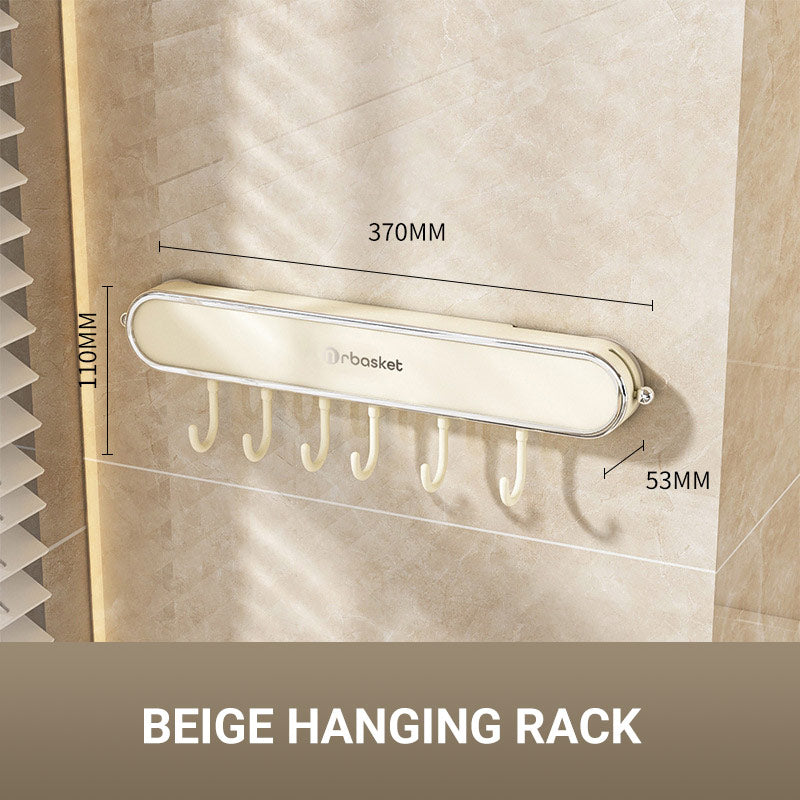 Suction Cup Kitchen Utensil Wall Hanging Rack