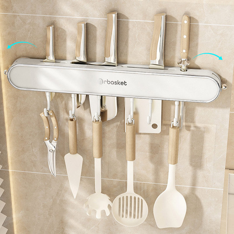 Suction Cup Kitchen Utensil Wall Hanging Rack
