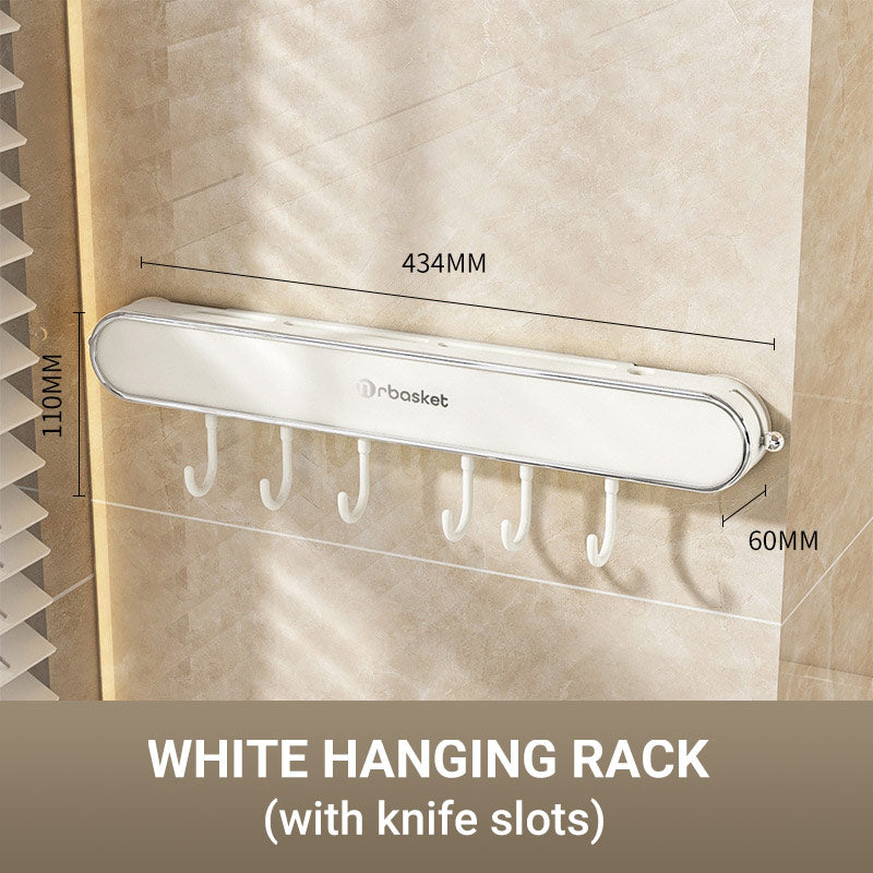 Suction Cup Kitchen Utensil Wall Hanging Rack