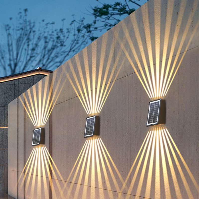 ⏳Time-limited Special⌛ Outdoor Waterproof 4 LED Solar Wall Decorative Spotlight