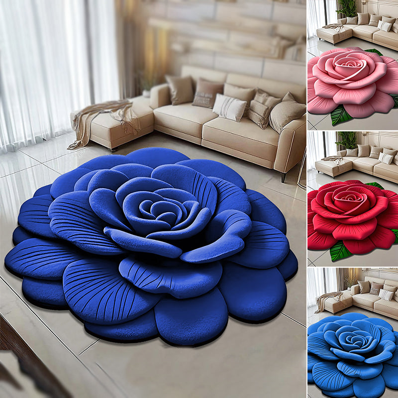 🏠2025 New Product🔥Floral Plush & Diatomaceous Earth Floor Mat