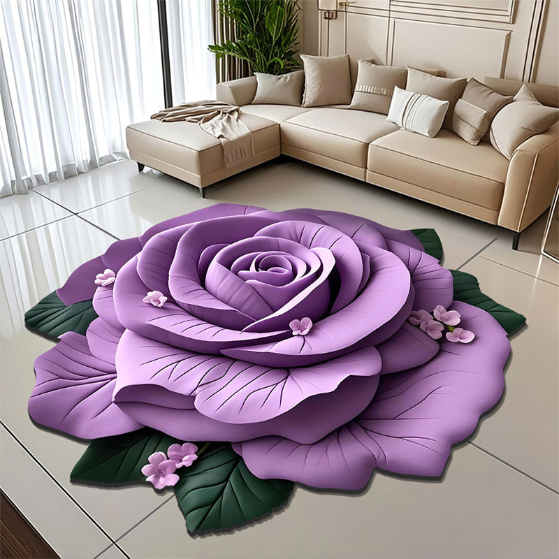 🏠2025 New Product🔥Floral Plush & Diatomaceous Earth Floor Mat