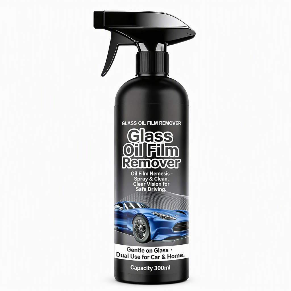 🚗 50% OFF! 💧 Windshield Oil-Film Remover Spray – Degreases & clears glare ✨