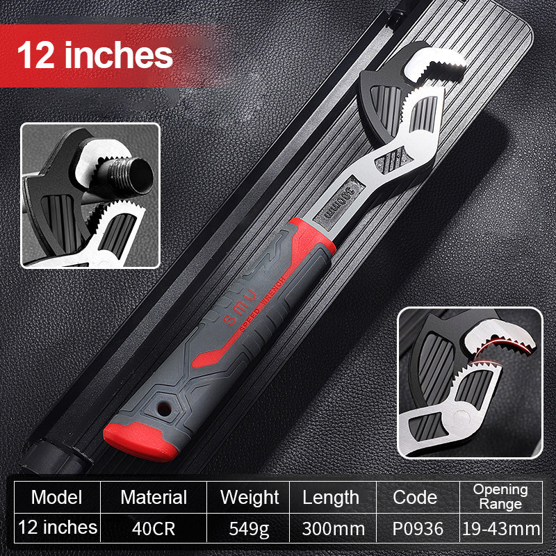 🔥🔥Industrial Grade Multifunctional Self-locking Pipe Wrench Tool🔧💪