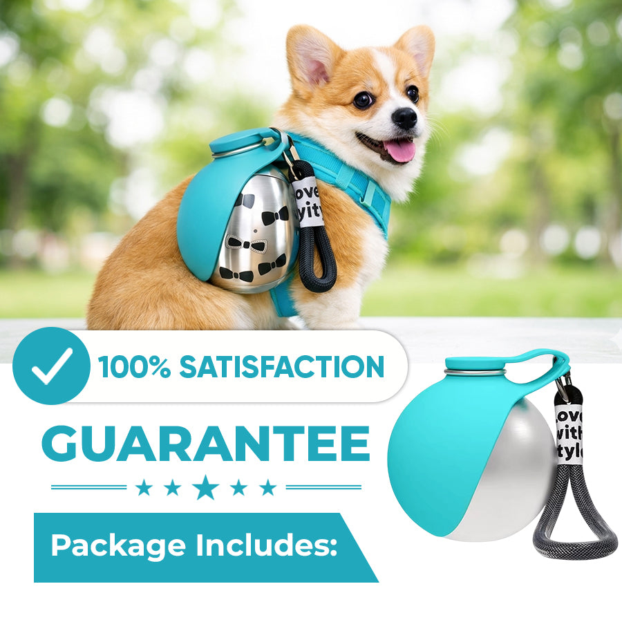 ⏳Time-Limited Special⏰2-in-1 Portable Dog Water Bottle for Small Dogs - Leak-Proof & Compact