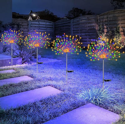 🔥Waterproof Solar Garden Fireworks Lamp