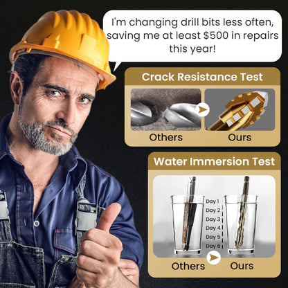 🔥2026 Hot Sale🔥High-Strength 4-Flute Serrated Eccentric Drill Bit Kit - Durable & Versatile for All DIY Projects