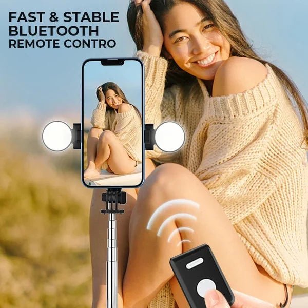 🔥2025 HOT SALE🎁6-in-1 Bluetooth Selfie Stick