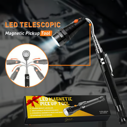 Multifunctional Magnetic Telescopic Flashlight