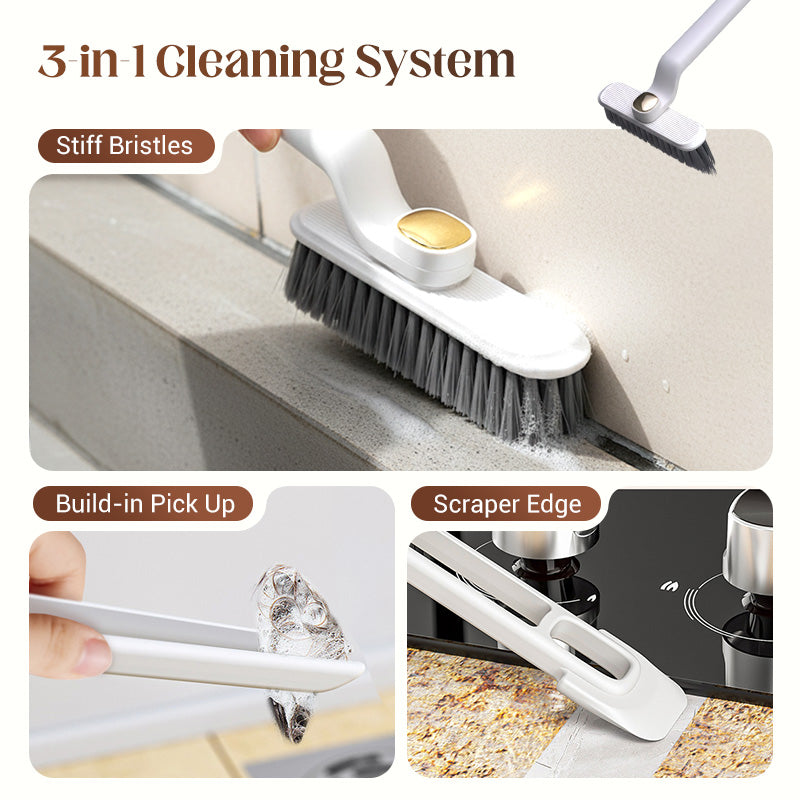 🔥Buy 1 Get 1 Free🎁3-In-1 Multi-Function Rotating Crevice Cleaning Brush