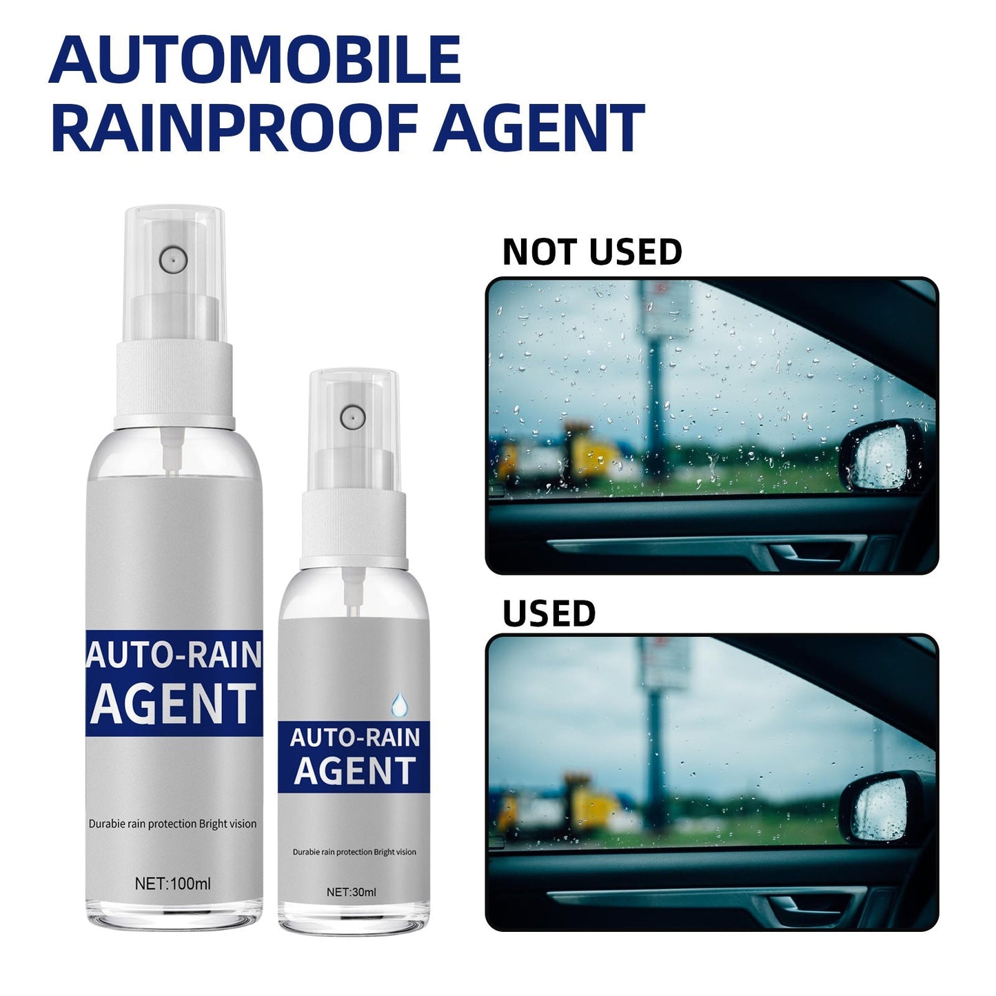 ❄️Winter Specials：🎁Buy 3 set free 2 ✨set-Car Glass Anti-fog Rainproof Agent