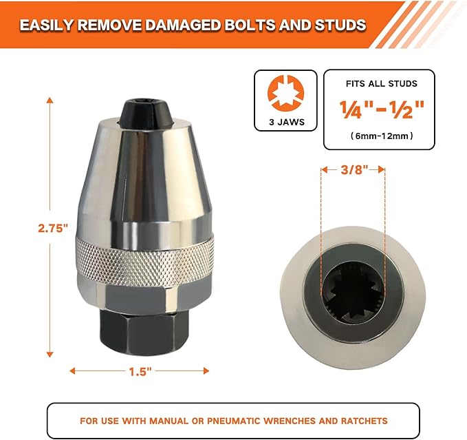 🔥Hot Sale 50% OFF🔥Damaged Bolt and Stud Extractor Tool