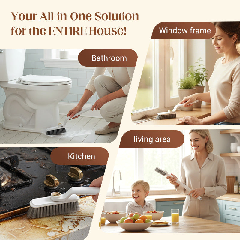 🔥Buy 1 Get 1 Free🎁3-In-1 Multi-Function Rotating Crevice Cleaning Brush