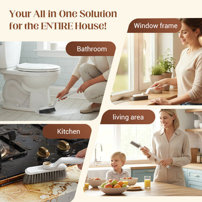 🔥Buy 1 Get 1 Free🎁3-In-1 Multi-Function Rotating Crevice Cleaning Brush