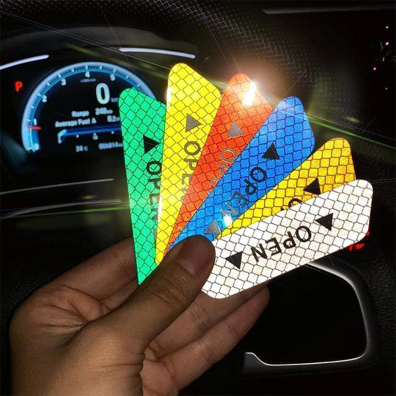 Car Reflective Stickers – Weatherproof & Easy to Apply for Better Night Visibility