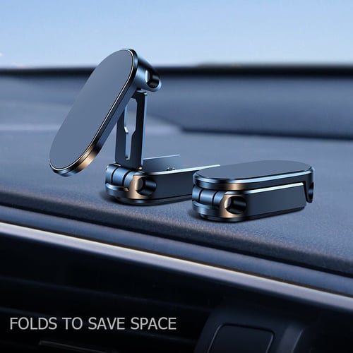 🔥Hot Sale 🔥2024 New Alloy Folding Magnetic Car Phone Holder