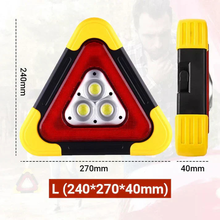 🔥2025 New Upgrade🔥3-IN-1 Solar Emergency Triangle Warning Light