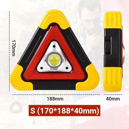 🔥2025 New Upgrade🔥3-IN-1 Solar Emergency Triangle Warning Light