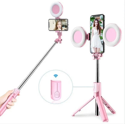 🔥2025 HOT SALE🎁6-in-1 Bluetooth Selfie Stick