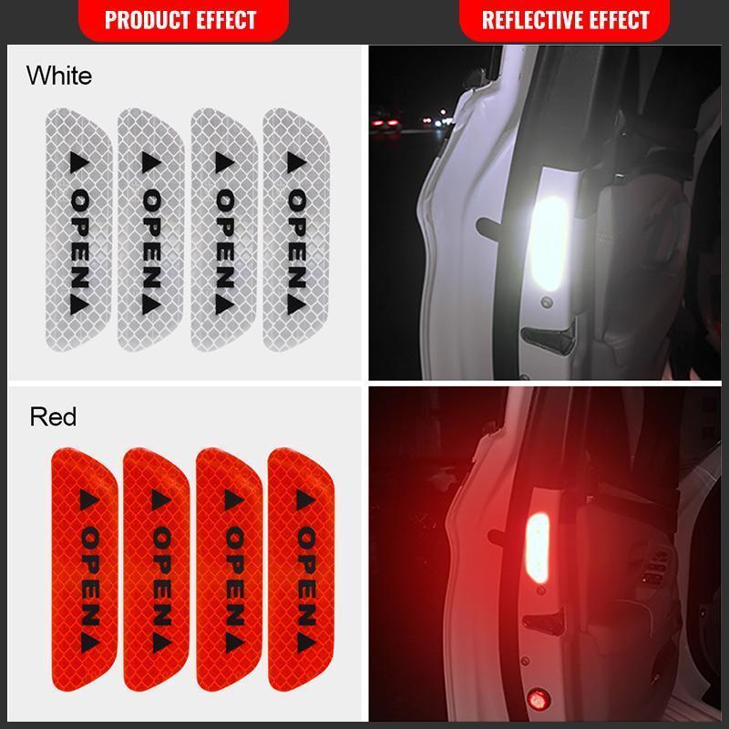 Car Reflective Stickers – Weatherproof & Easy to Apply for Better Night Visibility
