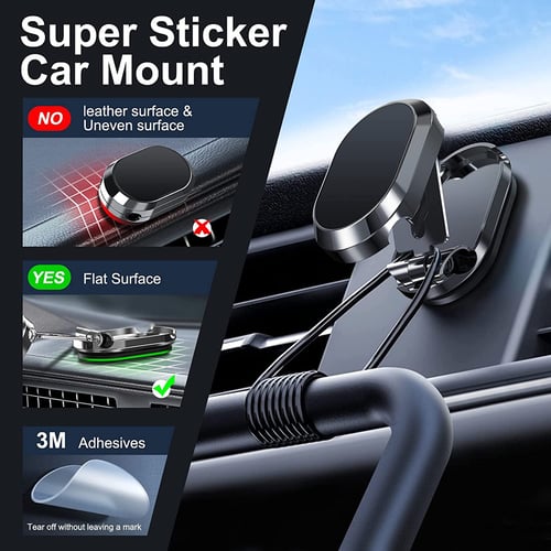 🔥Hot Sale 🔥2024 New Alloy Folding Magnetic Car Phone Holder