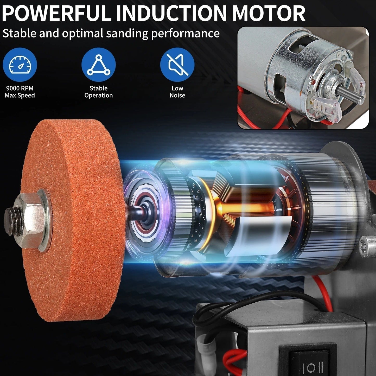📢📢50% OFF !! ⏰Electric Belt Sander