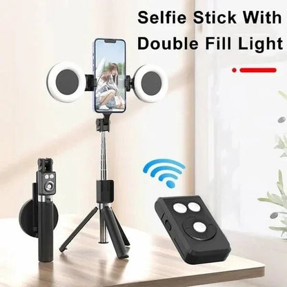 🔥2025 HOT SALE🎁6-in-1 Bluetooth Selfie Stick