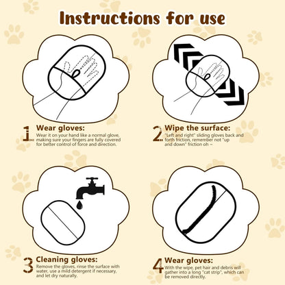 ⏳2025 Hot-Save 50% OFF✨️Pet Hair Remover Electrostatic Gloves