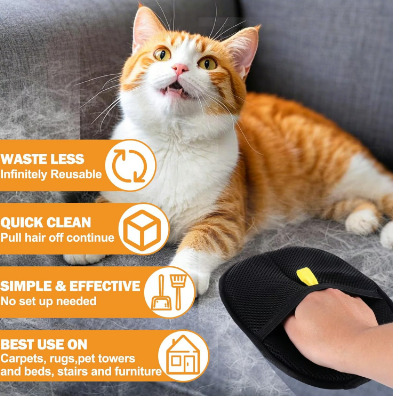 ⏳2025 Hot-Save 50% OFF✨️Pet Hair Remover Electrostatic Gloves