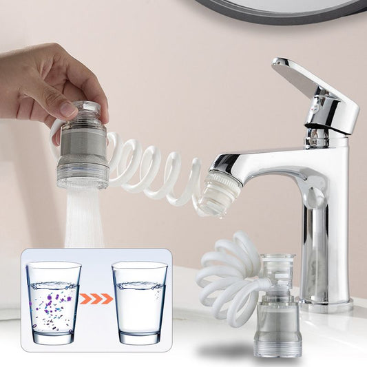 Universal Stretchable Extension Faucet with Filter