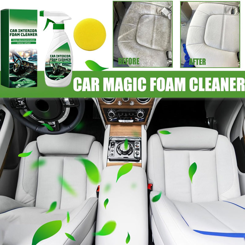 Effective Car Interior Foam Cleaner with Sponge