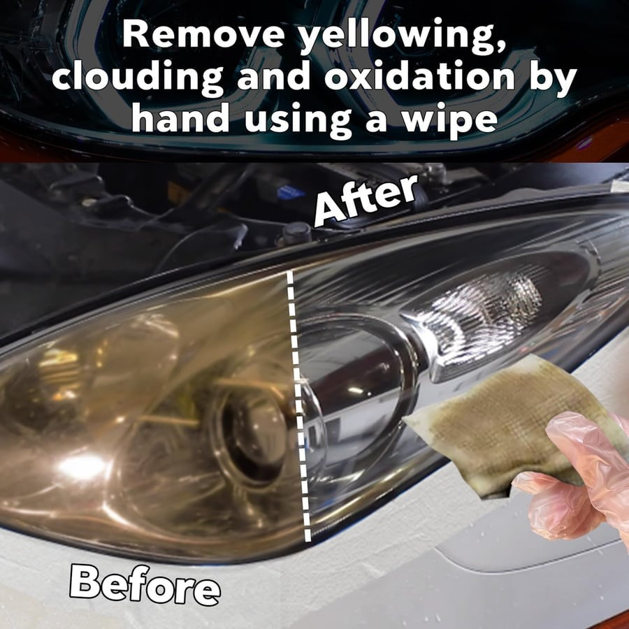 Car Headlight Lens Restoration Kit