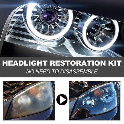 Car Headlight Lens Restoration Kit