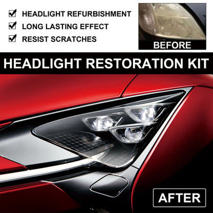 Car Headlight Lens Restoration Kit