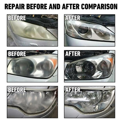 Car Headlight Lens Restoration Kit