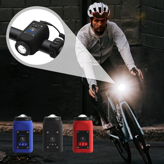 Outdoor Waterproof Bike Headlight with Horn