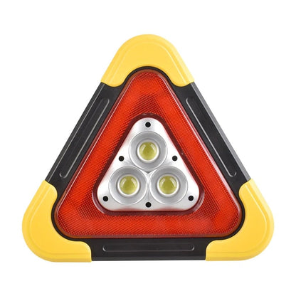 2-IN-1 Solar Emergency Triangle Warning Light