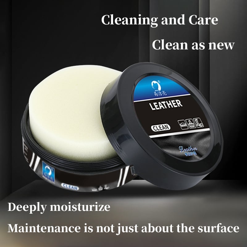 Leader cleaning and care cream & Cleaning paste for leather care