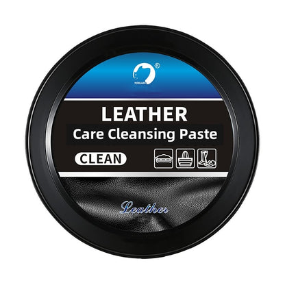 Leader cleaning and care cream & Cleaning paste for leather care