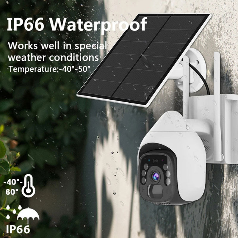 ✈️Free delivery for a limited time✈️Solar Waterproof Night Vision Outdoor Security Camera