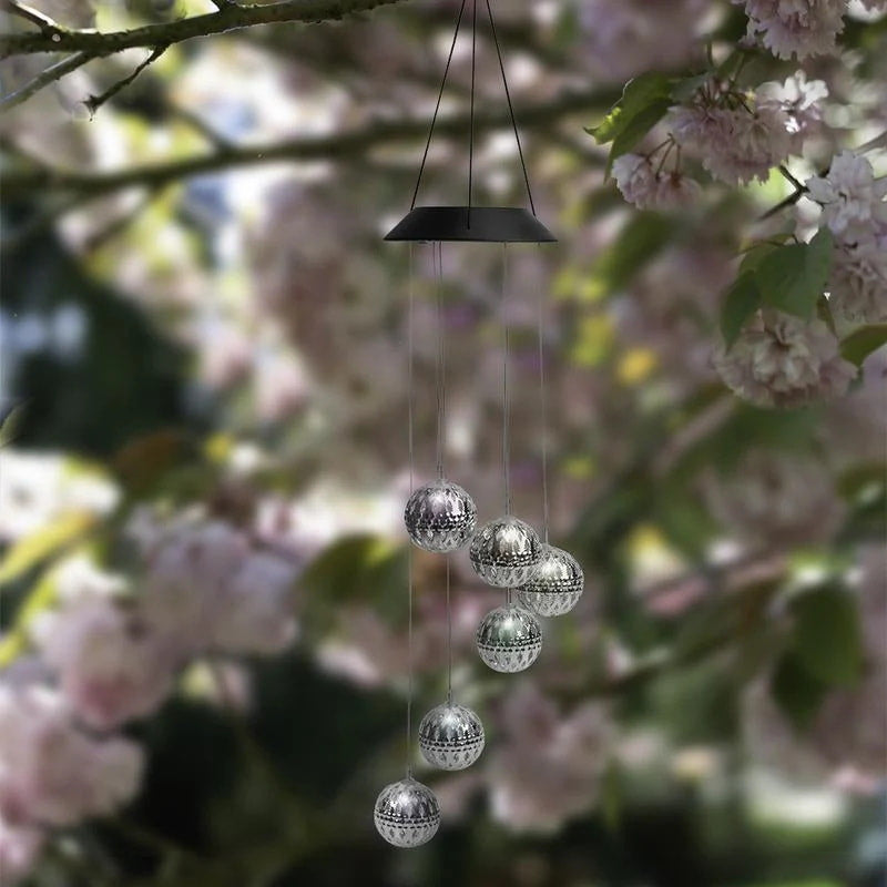 Outdoor Solar Wind Chimes Light