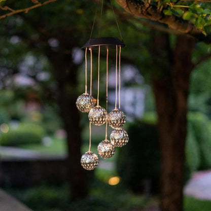 Outdoor Solar Wind Chimes Light