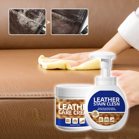 Household Leather Care & Stain Removal Cleaner Set